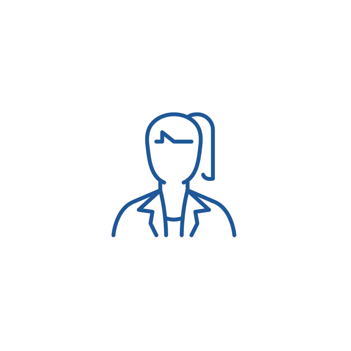Female doctor icon