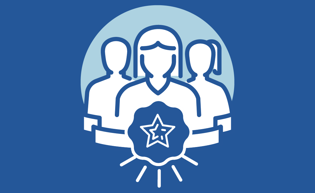 Own our excellence star co-workers icon